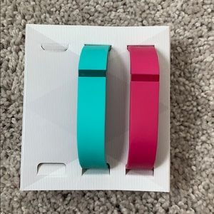 Pink & Blue Fitbit Bands